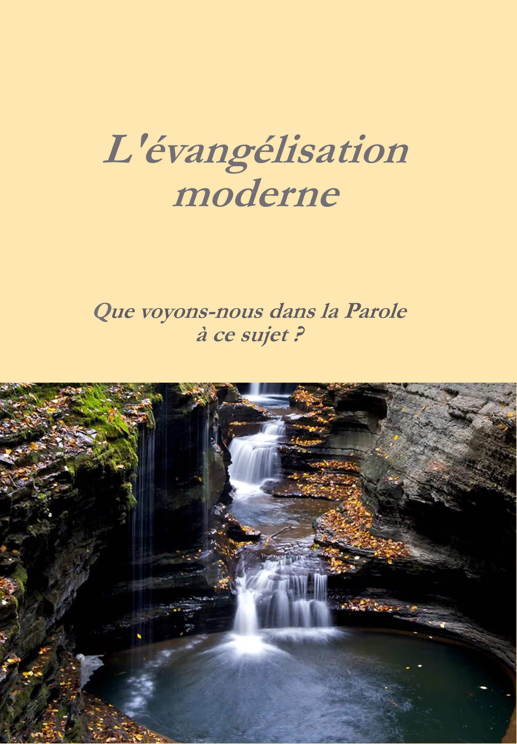 L'évangélisation moderne